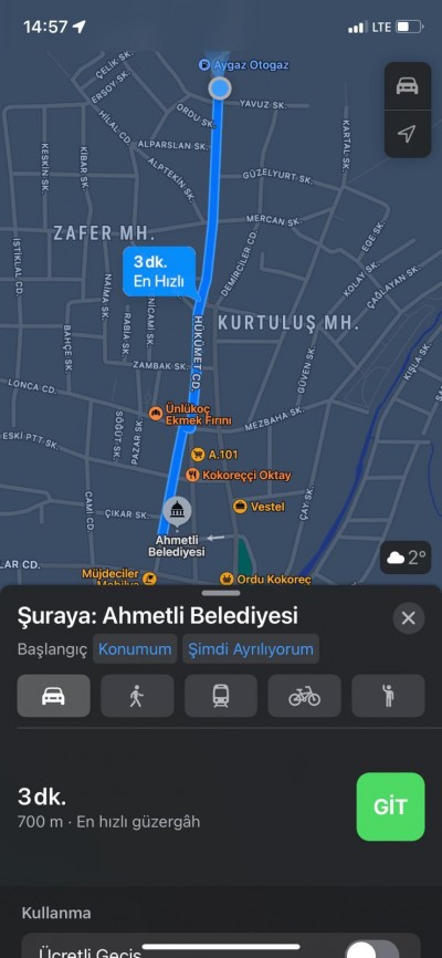 Manisa Ahmetli 4 kat imarlı arsa